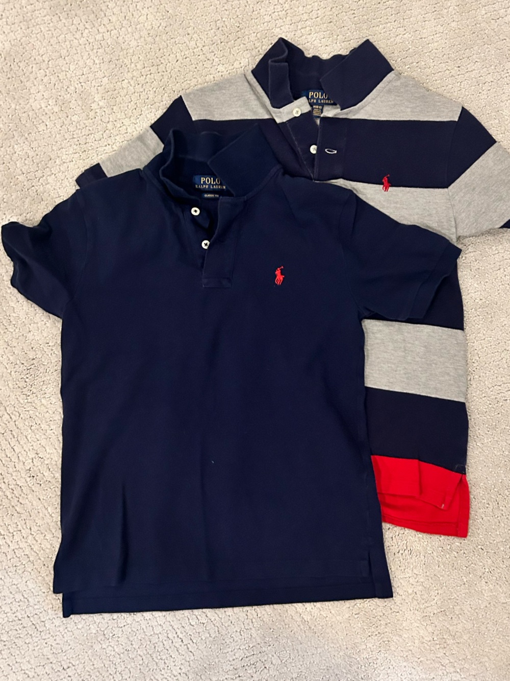 Boys Polo by Ralph Lauren Cotton Polo Shirt Set medium 10/12